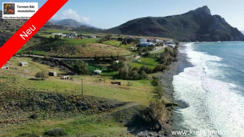 Lentas Kreta Lentas, Das Grundstück 12.000m² – Reines Potenzial direkt am Meer Grundstück kaufen